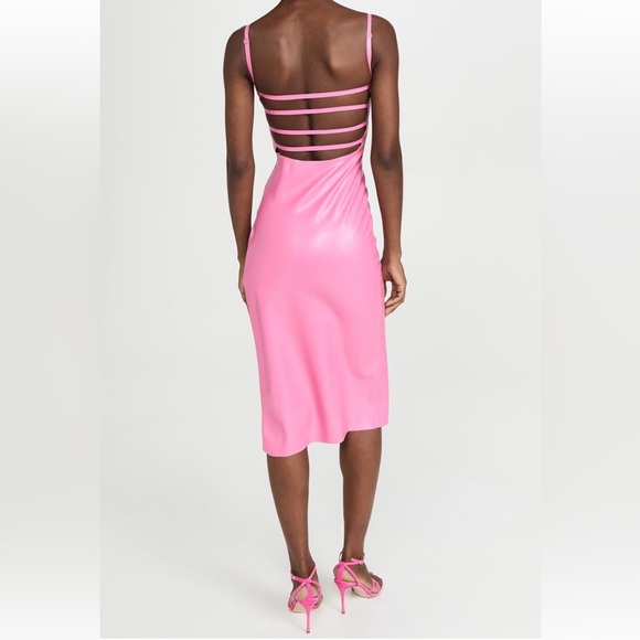 Giuseppe di Morabito | Pink Latex Dress - Size 2 / FR 38 - *NWT* - Picture 2 of 6
